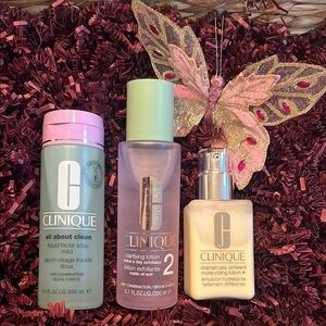Clinique Cleanser, Exfoliant & Moisturizing Set